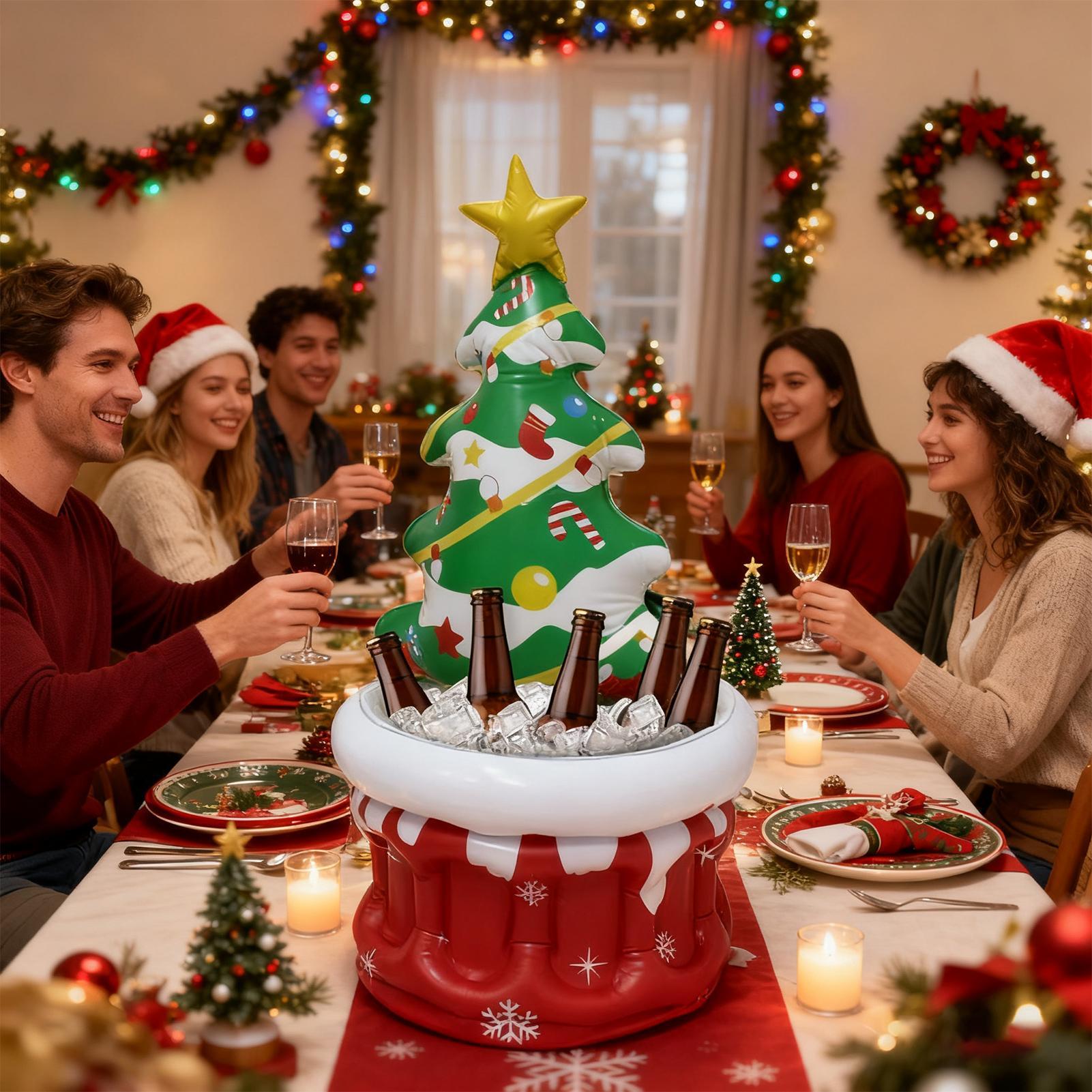 Wine Beer Festival - Inflatable Cooler Christmas Tree Shape Ice