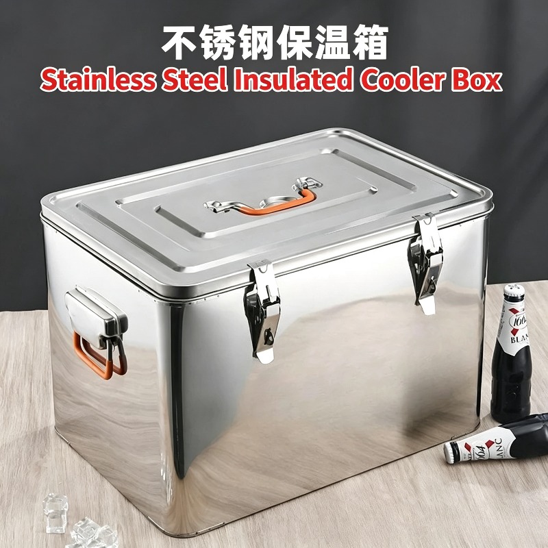 Wine Beer Delivery - 65L Stainless Steel Insulated Cooler Box