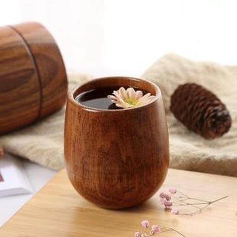 Wine Beer Bar - Nordic Big Belly Cup Wooden Cup