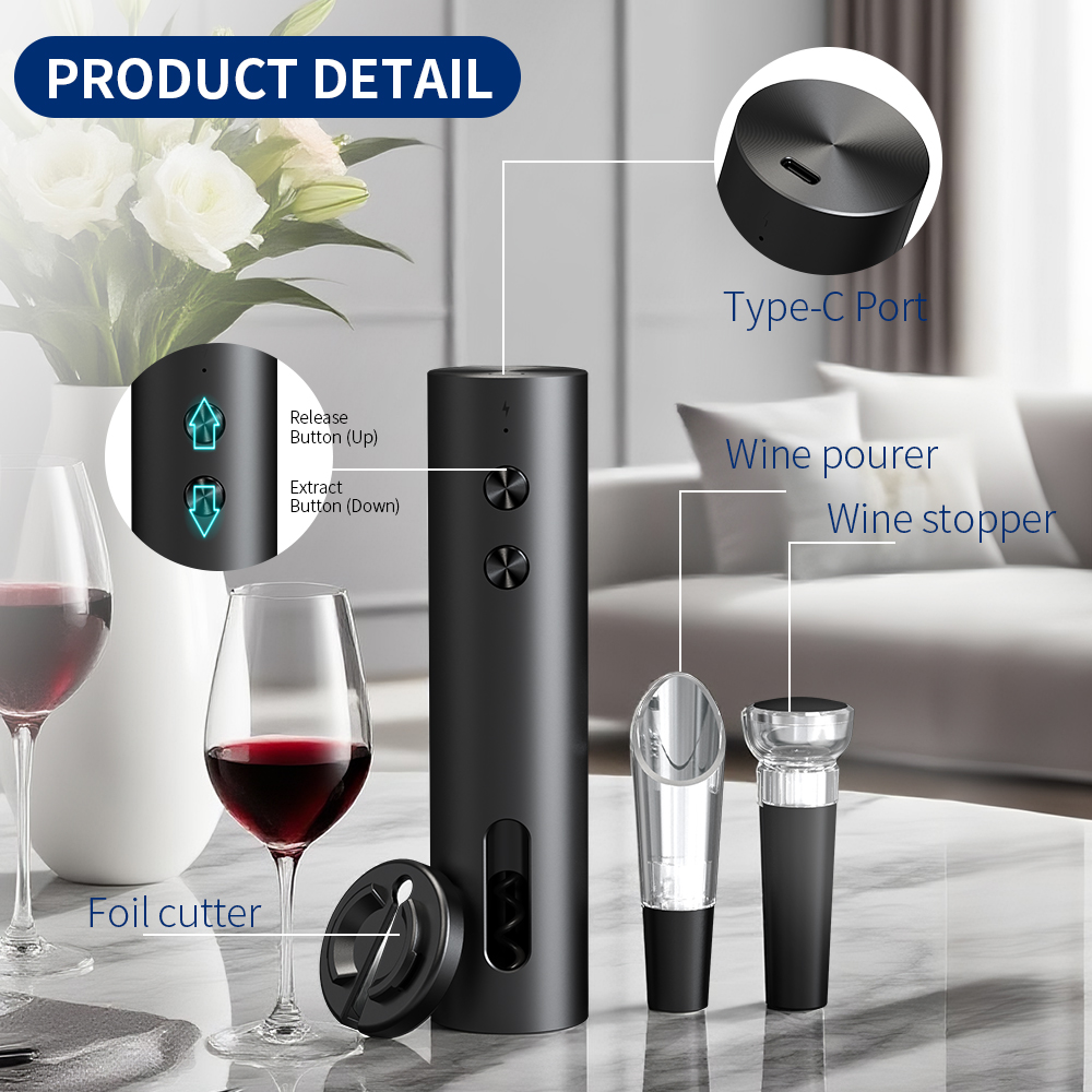 4-in-1 Electric Bottle Wine Op - đánh giá và giá Wine Beer Opener