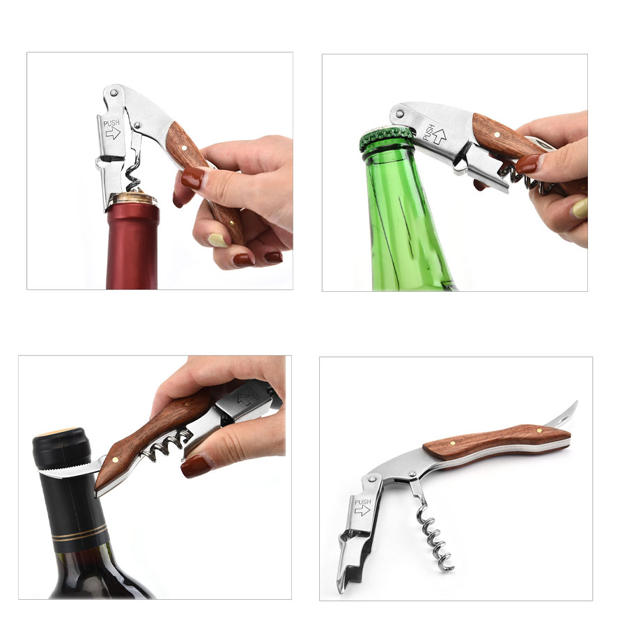 Wine Opener Combines Functiona - đánh giá và giá Wine Beer Opener