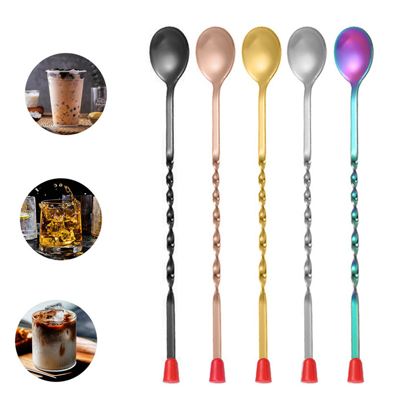 100Pcs/Lot Stainless Steel Twi - đánh giá và giá Bar Spoon Twisted