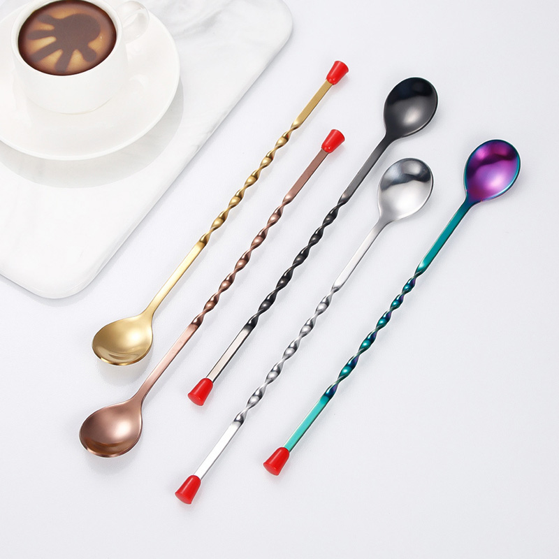 100Pcs/Lot Stainless Steel Twi - đánh giá và giá Bar Spoon Twisted
