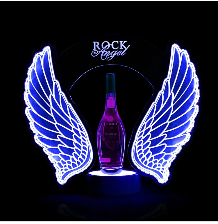 Rechargeable LED Flashing Ange - đánh giá và giá Wine Beer Bar