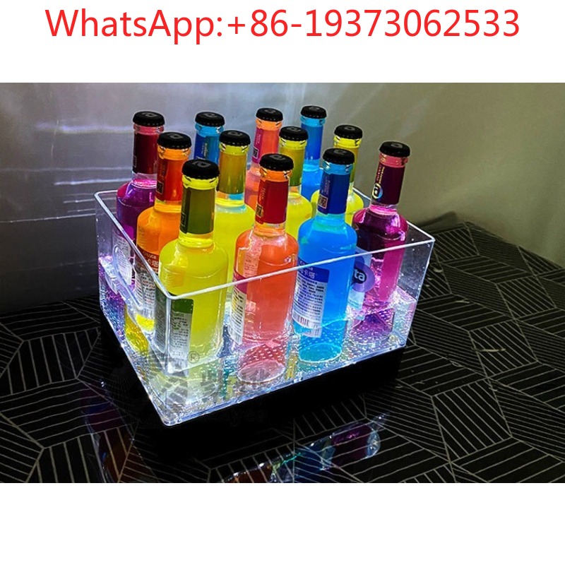 Square Luminous Ice Bucket Bar - đánh giá và giá Wine Beer Bar