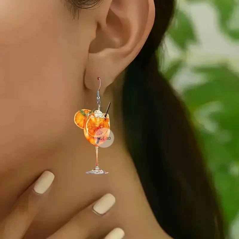 Fashion 2D Flat Design Earring - đánh giá và giá Wine Beer Festival