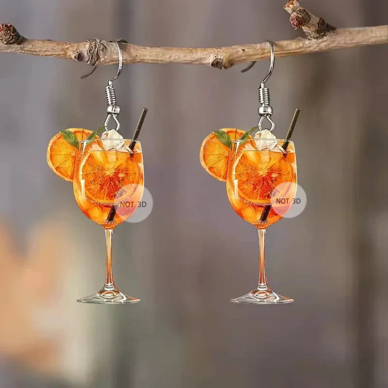 Fashion 2D Flat Design Earring - đánh giá và giá Wine Beer Festival
