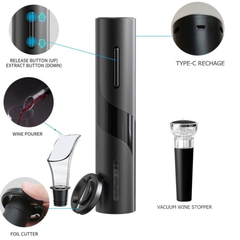 Rechargeable Multifunction Ele - đánh giá và giá Wine Beer Opener