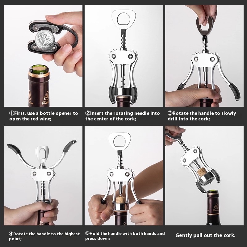 Gianxi Red Wine Bottle Opener  - đánh giá và giá Wine Beer Opener