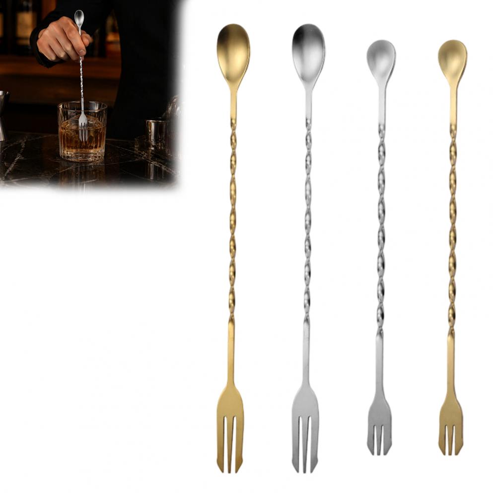 Stainless Steel Cocktail Stirr - đánh giá và giá Bar Spoon Twisted