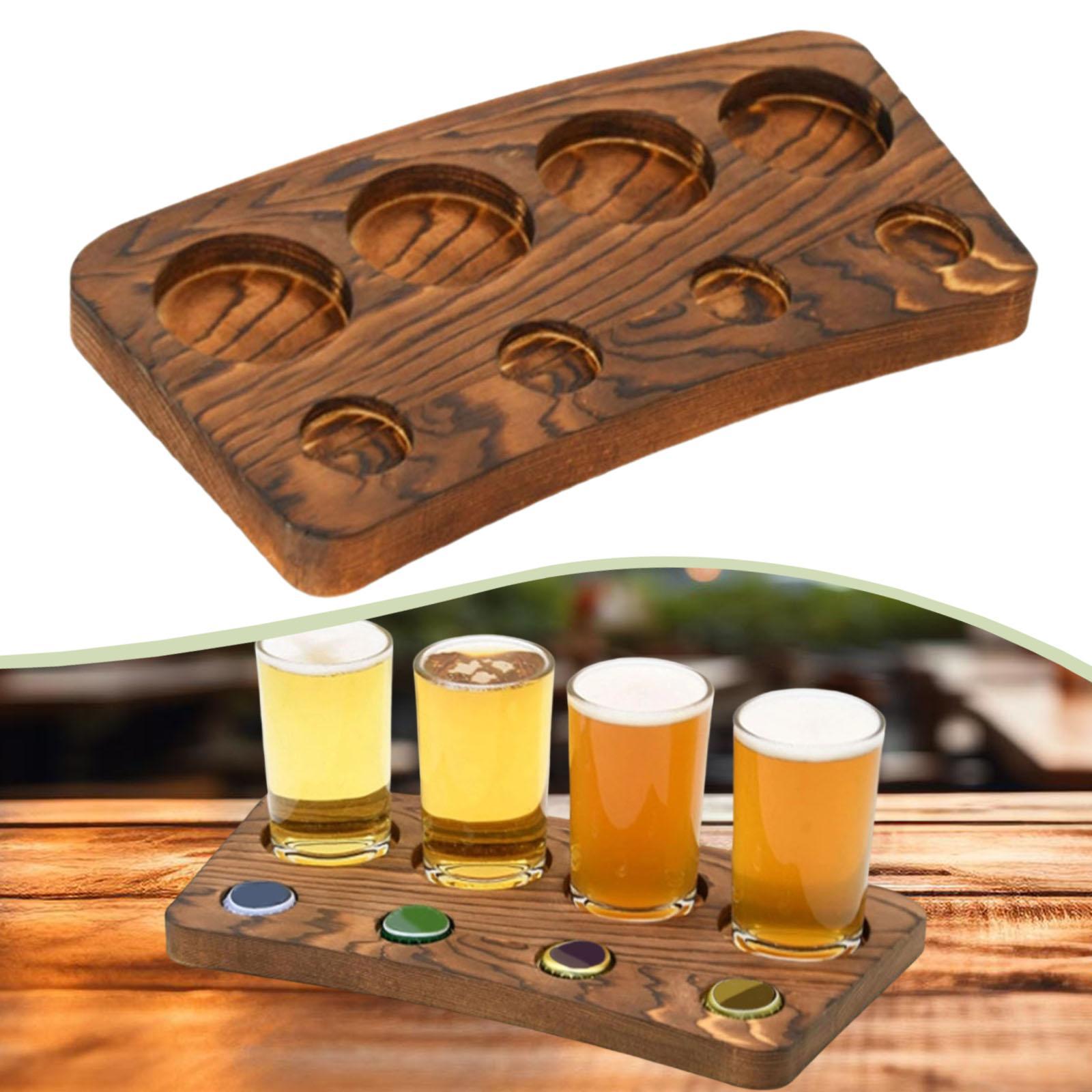 Flight Board Wood for Wine Tas - đánh giá và giá Wine Beer Tasting