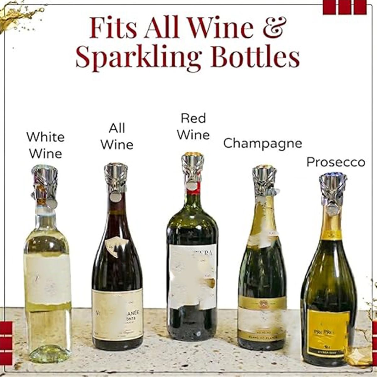 (A02R] 2Pcs Wine Stopper & Cha - đánh giá và giá Wine & Beer Hydrometer