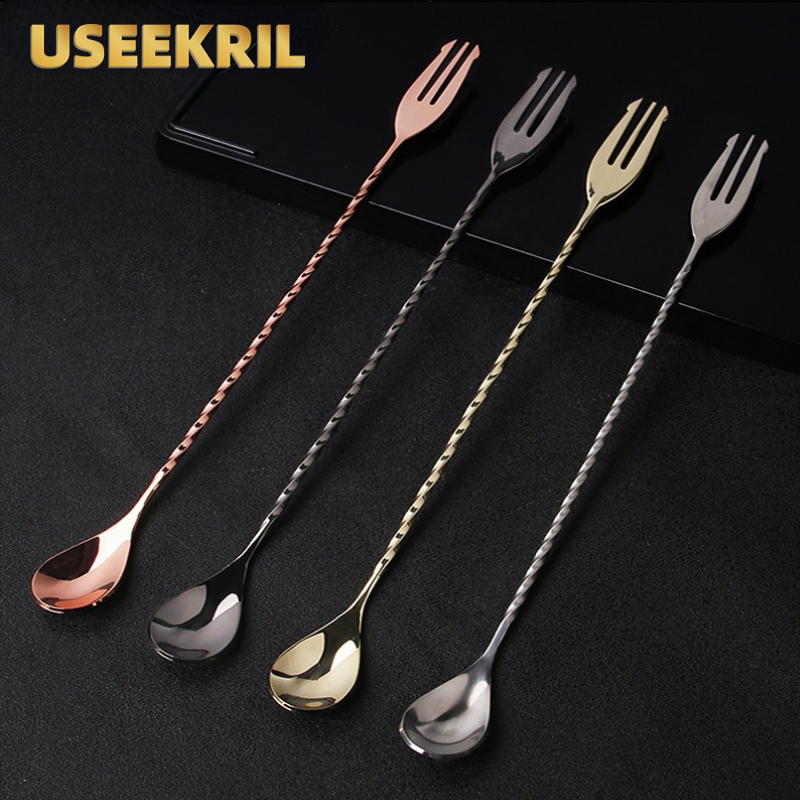 30 40 50Cm Thanh Bộ Thìa Dĩa K - đánh giá và giá Bar Spoon Twisted