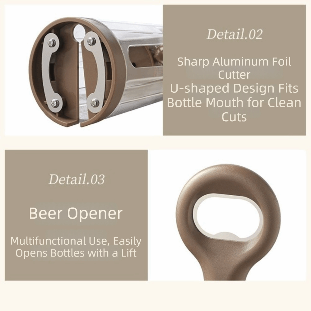 Portable 2 in 1 Pneumatic Wine - đánh giá và giá Wine Beer Opener