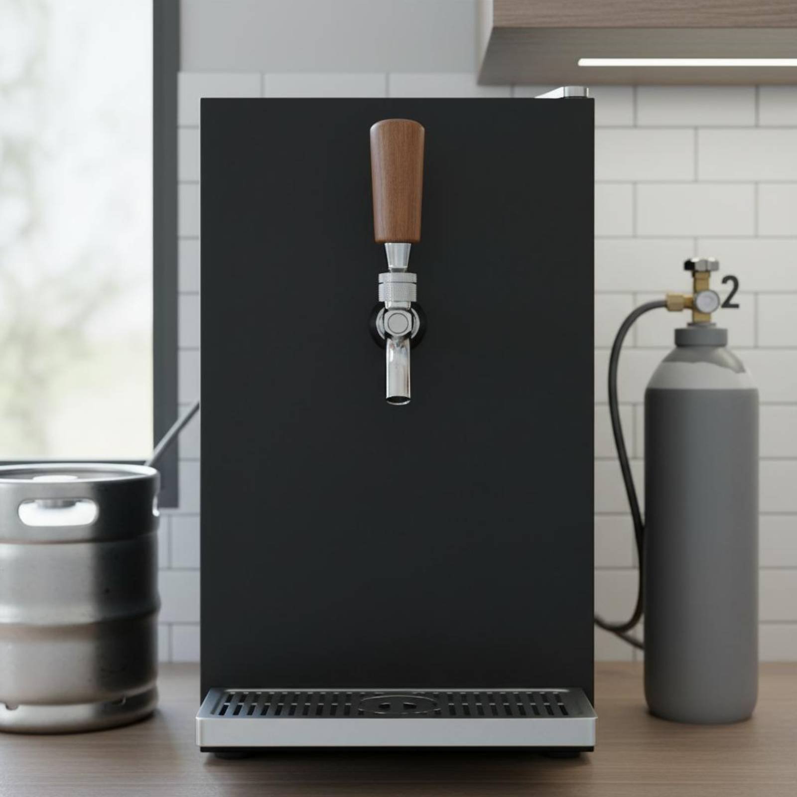 Short Wooden Beer Handle Solid - đánh giá và giá Wine Beer Bar
