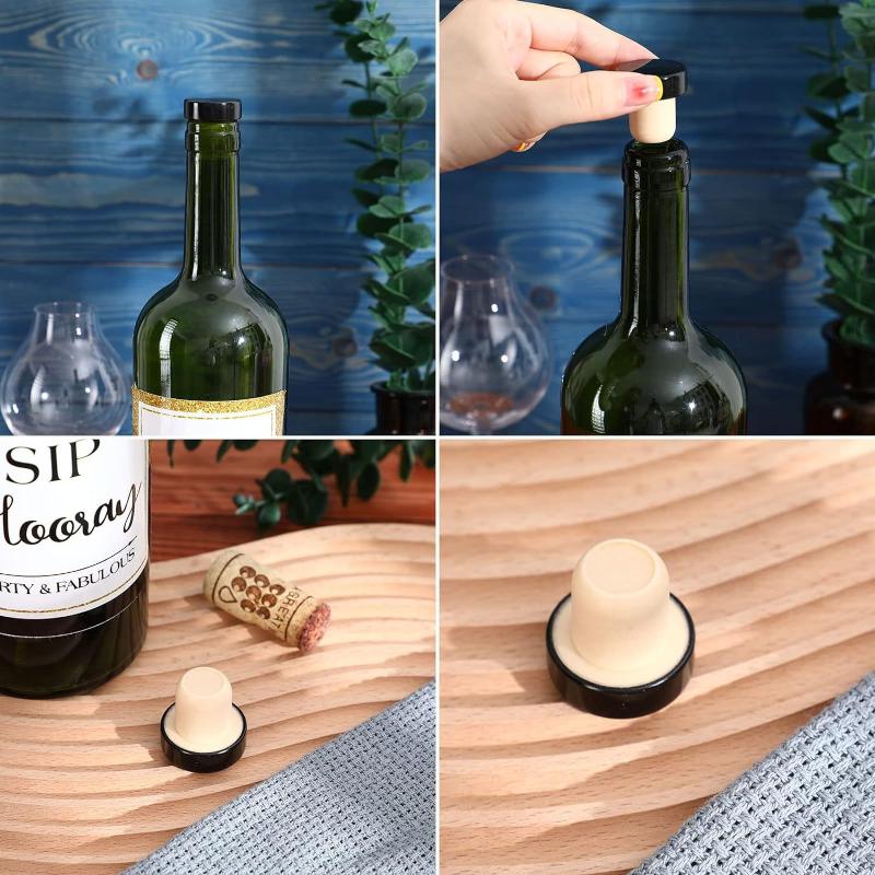 10Pcs Wine Bottle Cork Stopper - đánh giá và giá Wine Beer Tasting